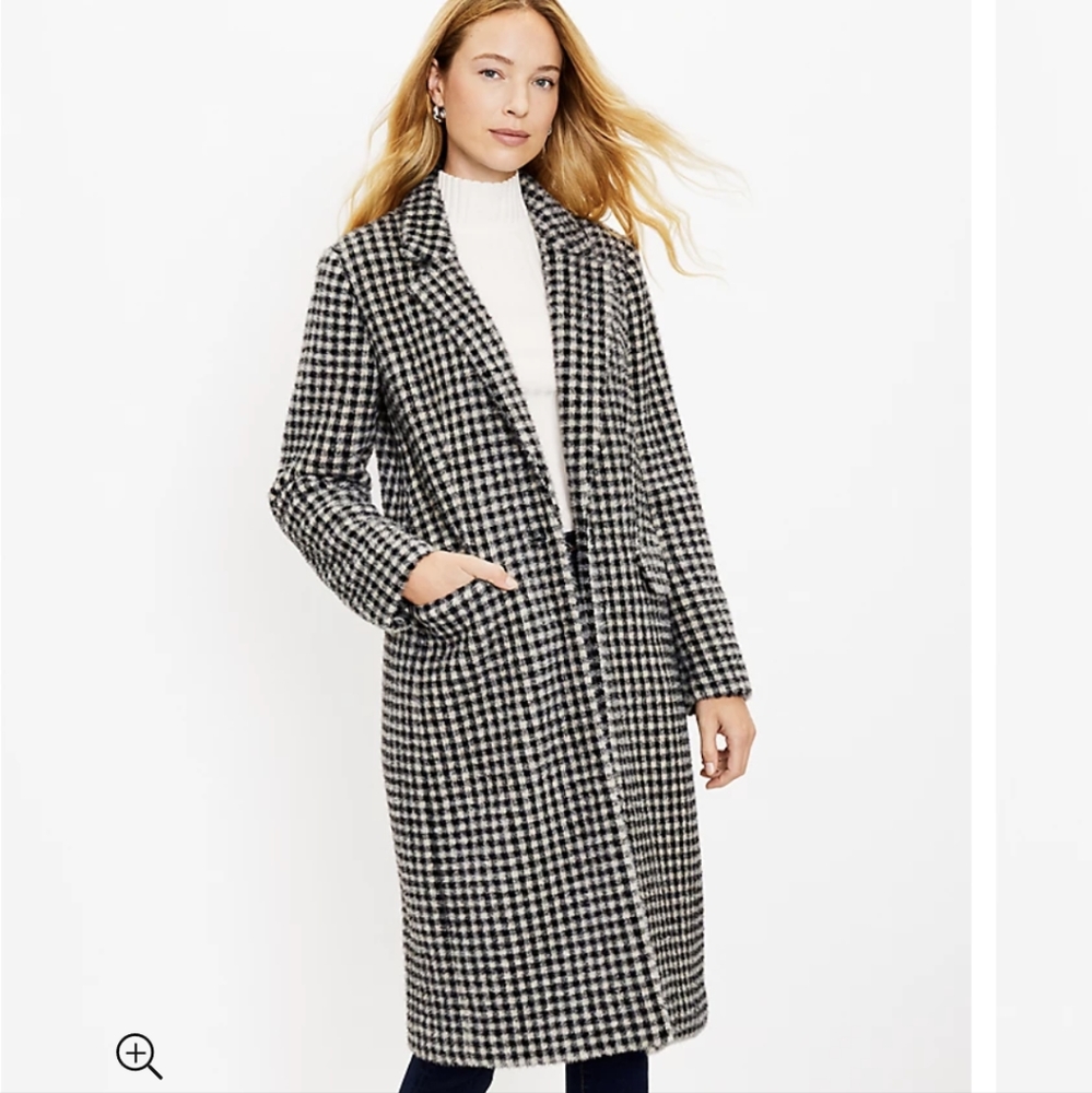 Checked Coat